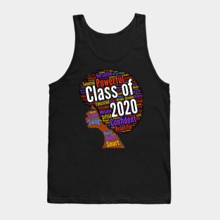 Class of 2020 Natural Hair Afro Tank Top